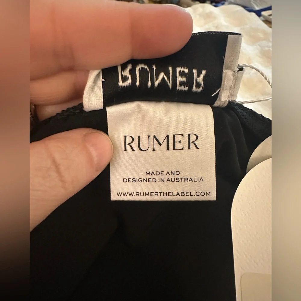 Rumer the label. Cassidy High waist bikini bottoms‎ black